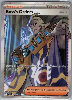 Boss's Orders 248/193 Full Art Trainer - Paldea Evolved - Pokemon Card - NM - Image 1