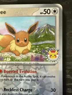 Pokemon Day 2025 Eevee 074/131 Reverse Cosmos Holo-Prismatic Evolutions - Image 5