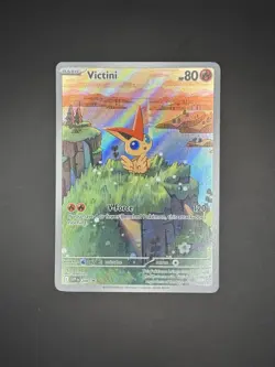 Pokemon TCG Victini Full Art Holo Black Star Promo Card 208 - Image 3