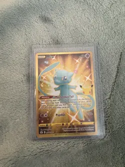Gold Mew Celebrations Pokemon 25th Anniversary Secret Rare 025/025-Pack Fresh - Image 1