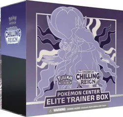 Pokemon Center Exclusive Chilling Reign ETB SEALED - Shadow Rider Calyrex - Image 1