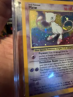 2000 POKEMON BLACK STAR PROMO HOLO POKEMON LEAGUE #9 MEW CGC 10 GEM MINT Swirl - Image 2