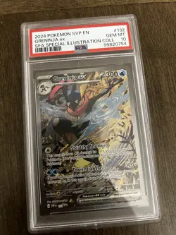 Pokemon - Greninja ex SVP132 Full Art Alt Art Black Star Promo PSA 10 GEM MINT - Image 1