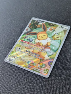 Eevee Pokemon SVP 173 Full Art Illustration Rare Black Star Promo, NM - Image 2