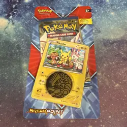 Pokemon XY BREAKPOINT Blister PIKACHU XY95 Coin Promo Booster Pack NEW SEALED 🔥 - Image 1