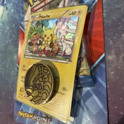 Pokemon XY BREAKPOINT Blister PIKACHU XY95 Coin Promo Booster Pack NEW SEALED 🔥 - Image 3