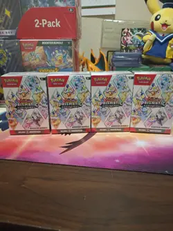 Pokemon Prismatic Evolutions Booster Bundle / LOT OF 4 - NEW, SEALED, UNOPENED - Image 1