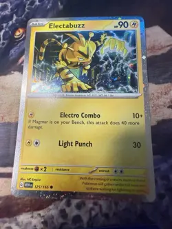 Pokemon TCG Electabuzz Pokemon Promos 125/165 Holo Promo Cosmos Holo Rare Promo - Image 1