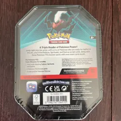 NEW Pokemon TCG Triple Whammy Tins Box Factory Sealed 1 foil and 3 bosster pack - Image 2