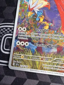 Pokemon TCG Braviary Illustration Rare Card 214/191 SV08 Surging Sparks - Image 5