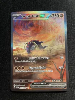 Great Tusk ex 246/198 Special Illustration Rare Scarlet & Violet Pokemon - Image 1