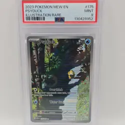 The Pokemon Company Psyduck 175/165 SV 151 Illustration Rare Holo EN PSA 9 - Image 2