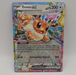 Pokemon Eevee ex 075/131 SV Prismatic Evolutions Double Rare Holo English 200HP - Image 2