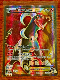 Houndoom EX - 153/162 - Pokemon XY BREAKthrough - Ultra Rare Full Art- NM - Image 1