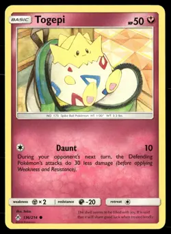 Togepi 136/214 Unbroken Bonds Pokemon NM - Image 1