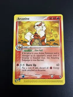 Arcanine 15/100 Rare Sandstorm Pokemon Lightly Played - Image 1