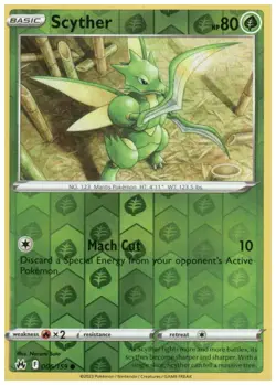 Scyther 006/159 Common Crown Zenith Pokemon Reverse Holo Near Mint - Image 1