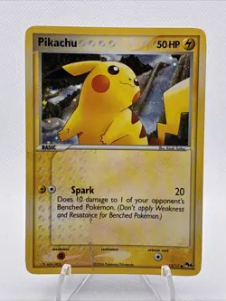 Pikachu 13/17 Holo POP Series 4 2006 Pokemon. Moderately Played. - Image 1