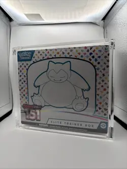 151 Pokemon ETB Elite Trainer Box MINT Factory Sealed With Acrylic Case - Image 1