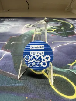 Pokemon TCG Blue Holo Starmie Flip Coin 2000 Nintendo Wizards WOTC Pokemon - LP - Image 2