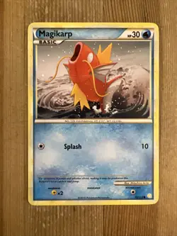 Pokemon TCG Magikarp Heartgold Soulsilver 72/123 Regular Common LP - Image 1