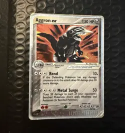The Pokemon Company Aggron ex 95/100 Sandstorm Holo Ultra Rare Eng 2003 150 HP - Image 1