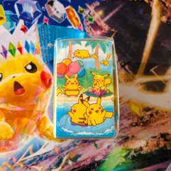 Japan Pokemon Center Exclusive Surfing & Flying Pikachu Deck Box | New & Sealed - Image 3