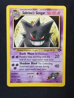 2000 Pokemon Sabrina's Gengar Gym Challenge 29/132 Non Holo Rare English LP+ NM - Image 1
