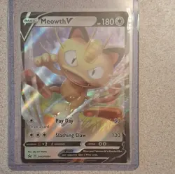 The Pokemon Company Meowth V Promo Holo SWSH004 SWSH Promos HP 180 ENG - Image 1