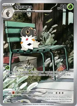 Spewpa 089/088 Holo Illustration Rare Perfect Order Pokemon Holo Near Mint - Image 1