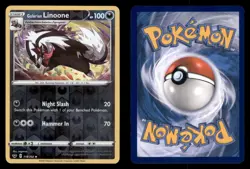 Galarian Linoone 118/202 Uncommon Sword & Shield Pokemon TCG Reverse Holo NM - Image 3