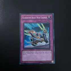 Yugioh - Gladiator Beast War Chariot - LCGX-EN266 - Secret Rare - Unlimited - MP - Image 1