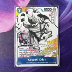 ST22-005 Kouzuki Oden Super Rare Alternative Art Foil English One Piece TCG - Image 1