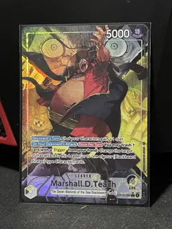 OPTCG - OP16 - BY Blackbeard/Marshall D Teach Alt Art Leader - Image 1