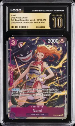2025 ONE PIECE #OP09-070 NAMI CGC 10 PRISTINE - Image 1