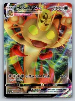 SWSH: Sword & Shield Promo Cards #SWSH005 Meowth VMAX Promo,Holo - Image 1