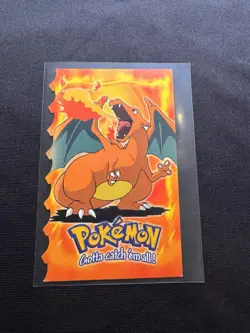 Topps Pokemon Charizard Die Cut Vintage Rare Non Holo NM Card - Image 1