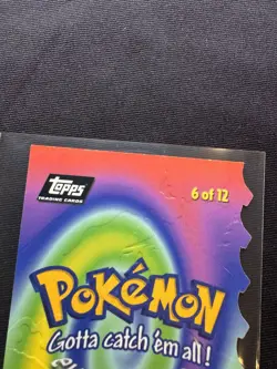Topps Pokemon Charizard Die Cut Vintage Rare Non Holo NM Card - Image 4