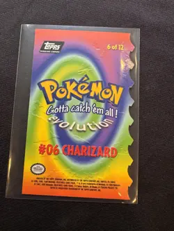 Topps Pokemon Charizard Die Cut Vintage Rare Non Holo NM Card - Image 5
