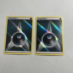 Pokemon TCG 2013 Trading Card -- Darkness Energy Holo (x2) - Image 1