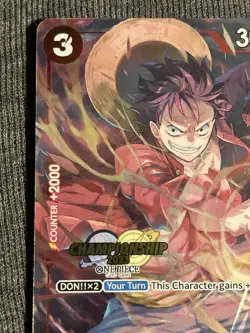 Monkey.D.Luffy (006) CS 2023 Celebration Pack Exclusive Stamped Promo Card - Image 2