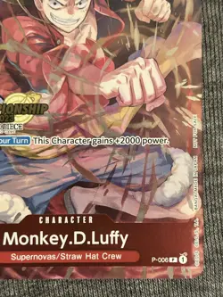 Monkey.D.Luffy (006) CS 2023 Celebration Pack Exclusive Stamped Promo Card - Image 4