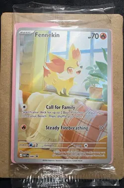 Fennekin 080 MEP Chaos Rising ETB Holo SEALED Promo Card from Elite Trainer Box - Image 1