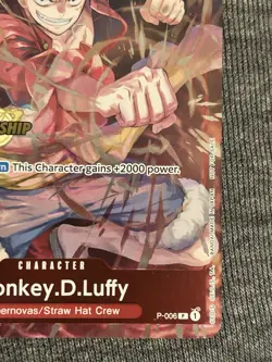 Monkey.D.Luffy (006) CS 2023 Celebration Pack Exclusive Stamped Promo Card NM - Image 4