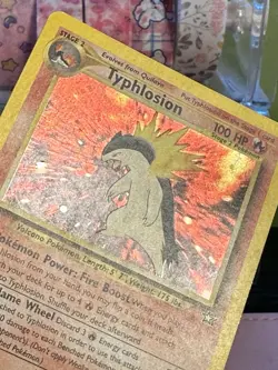 2000 POKEMON NEO GENESIS 1ST ED #18 TYPHLOSION-HOLO - Image 3
