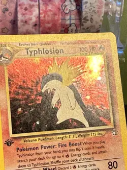 2000 POKEMON NEO GENESIS 1ST ED #18 TYPHLOSION-HOLO - Image 4