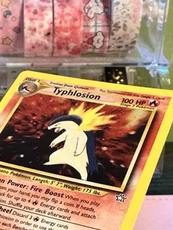 2000 POKEMON NEO GENESIS 1ST ED #18 TYPHLOSION-HOLO - Image 5