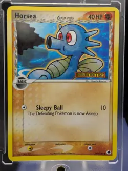 Horsea 50/101 Holo MP/LMP Stamped Pokemon Card - Image 1