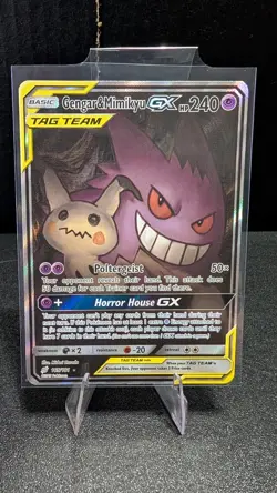 Gengar & Mimikyu GX 165/181 LP-NM ( read description Pokemon tcg card - Image 1
