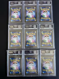 PSA 10 Yu Nagaba Pikachu Eevee’s Promo Complete Set Of 9 Pokemon Card Japanese - Image 2
